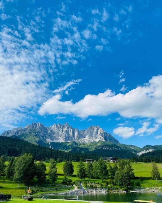 Ferienwohnung Lara Scheffau am Wilden Kaiser Buitenkant foto
