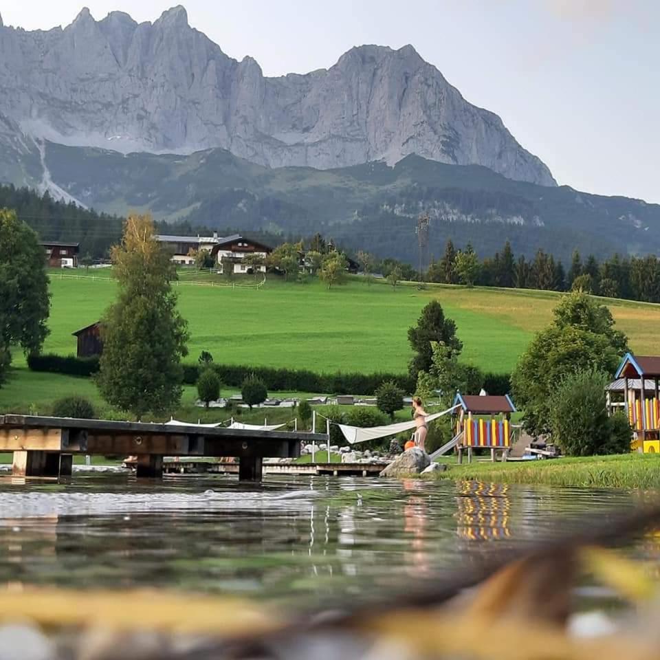 Ferienwohnung Lara Scheffau am Wilden Kaiser Buitenkant foto